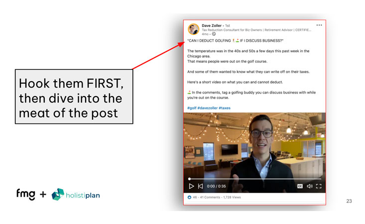Using Social Media to Showcase Tax Planning