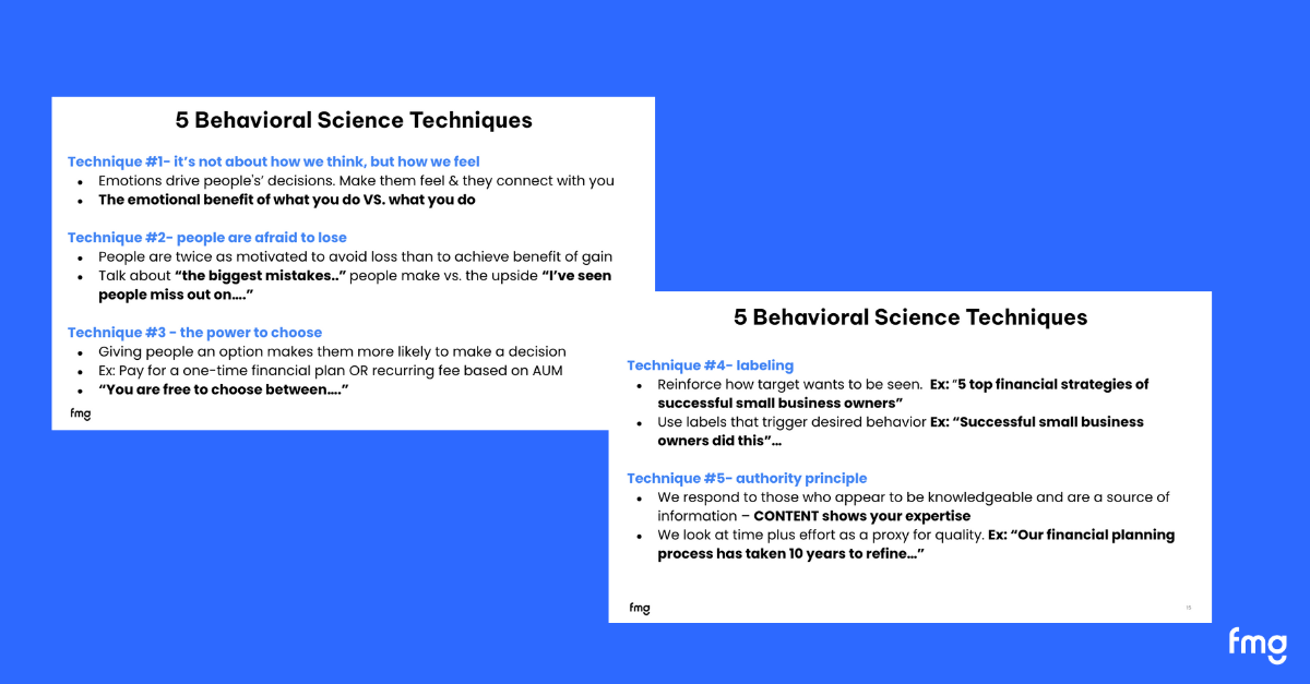 Five Behavior Science Techniques [12:32]